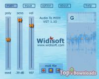 ���������� �������� Audio To MIDI VST (PC)